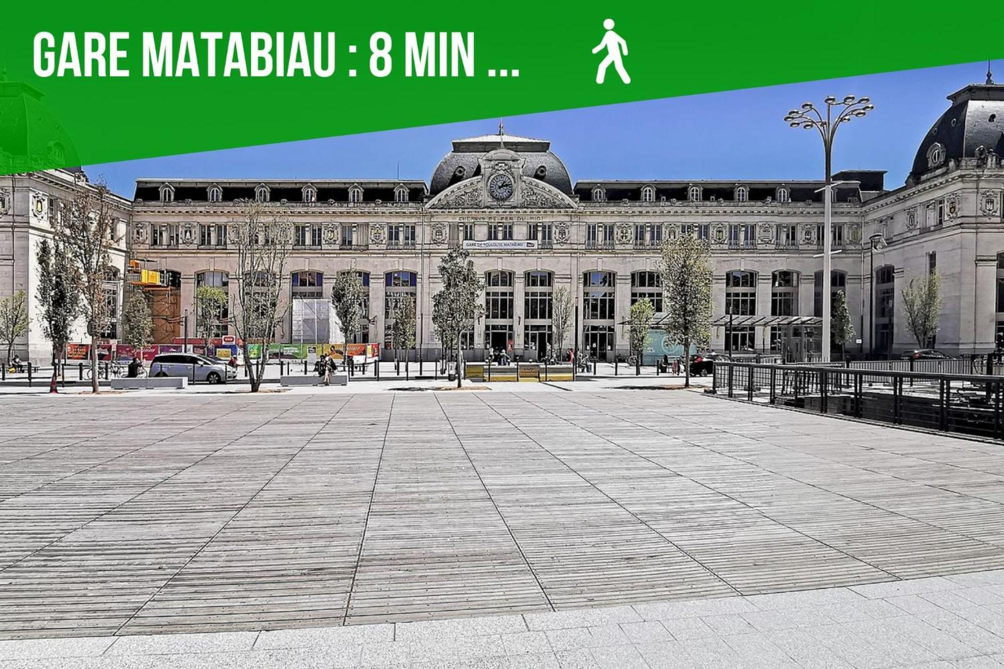 圖盧茲Le Nid D'Orient Entre Matabiau Et Capitole Parking公寓 外观 照片